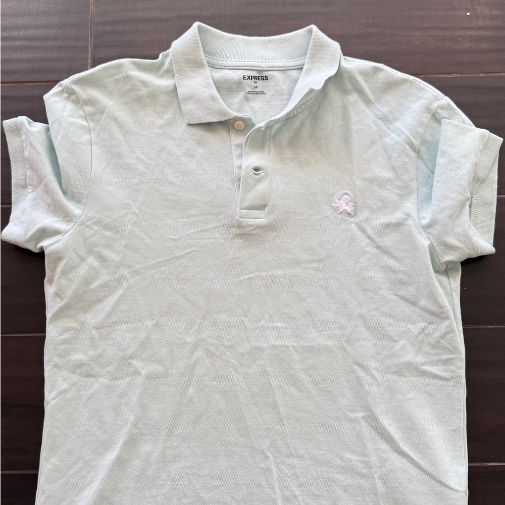 Express Men's Mint Polo Shirt